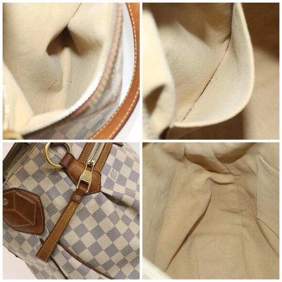 LOUIS VUITTON Damier Azur Evora MM Tote Bag 2way - Picture 13 of 15